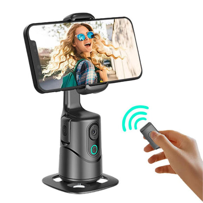 Auto Face Tracking Tripod 360 degrees Rotating Auto Tracking Phone Stand with Remote Gesture Control for V1263-JX-6754