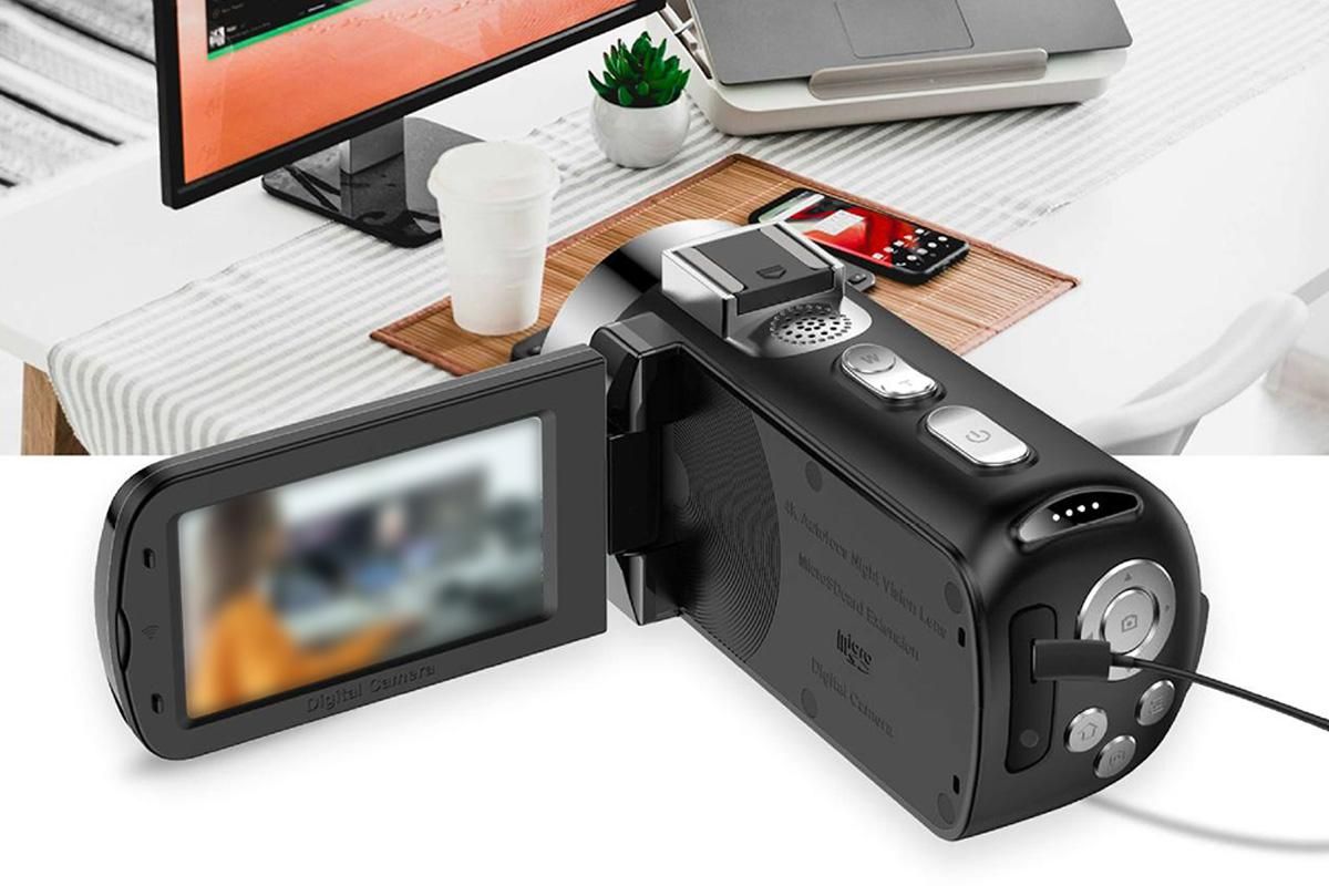 4K Video Camera Camcorder 64MP Vlogging Camera With 28X Digital Zoom for YouTube - Standard Version V1263-JX-6755