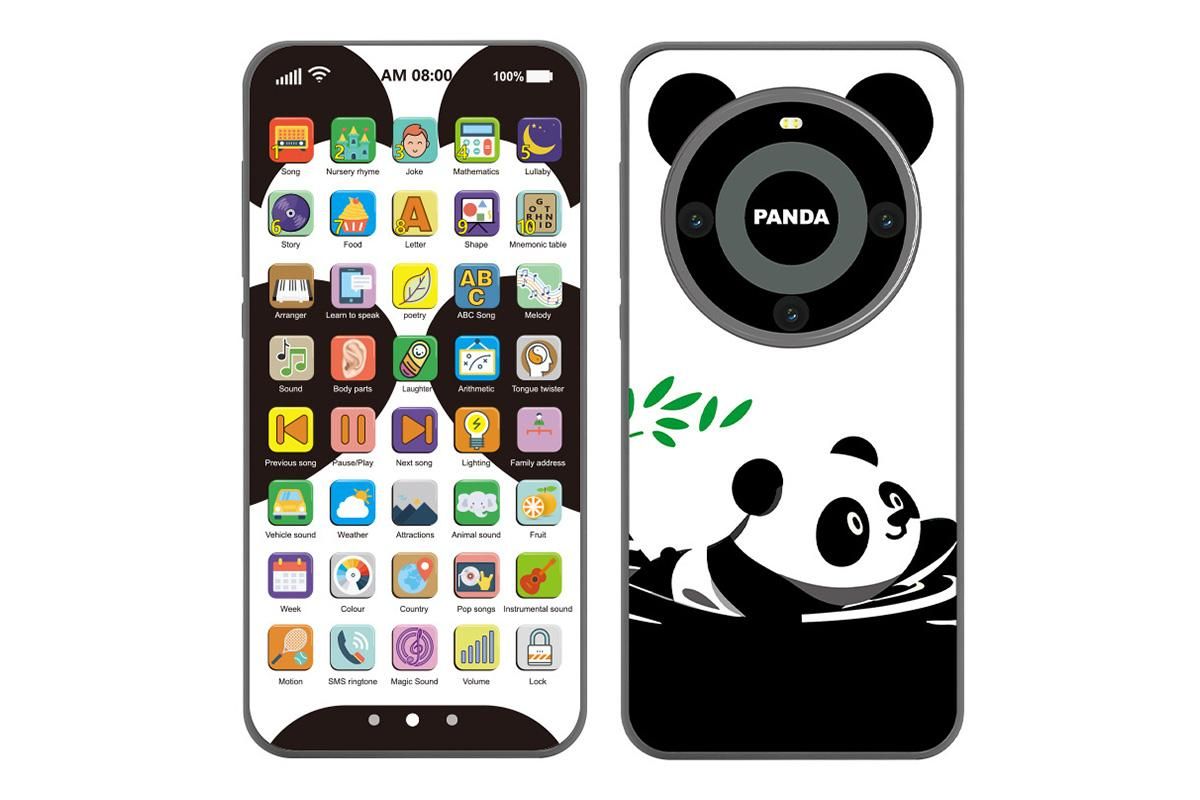 Learning Phone Toy with Over 10000 Educational Contents Touch Screen Early Education Gift for 3 year old+ - V1263-JX-6761-1