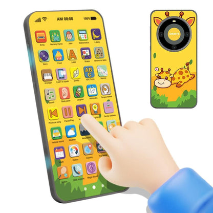 Learning Phone Toy with Over 10000 Educational Contents Touch Screen Early Education Gift for 3 year old+ - V1263-JX-6761-2