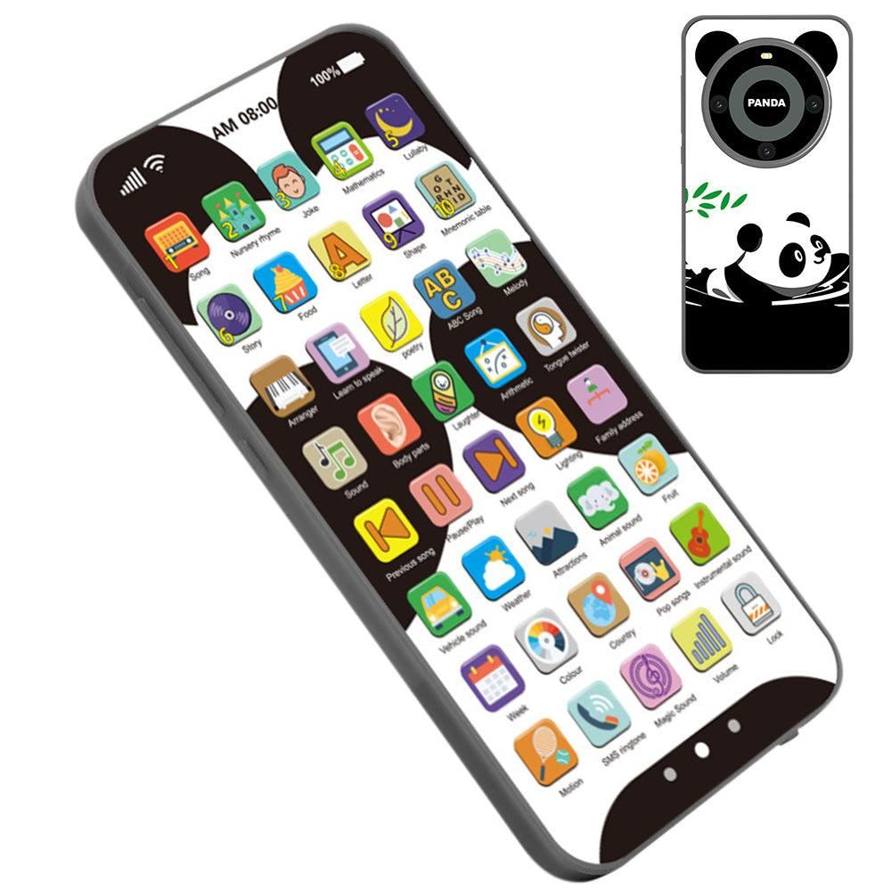 Learning Phone Toy with Over 10000 Educational Contents Touch Screen Early Education Gift for 3 year old+ - V1263-JX-6761-3