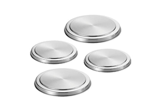 4Pcs Stainless Steel Electric Stove Top Burner Covers Gas Stove Burner Covers Cooker Covers V1263-JX-6762