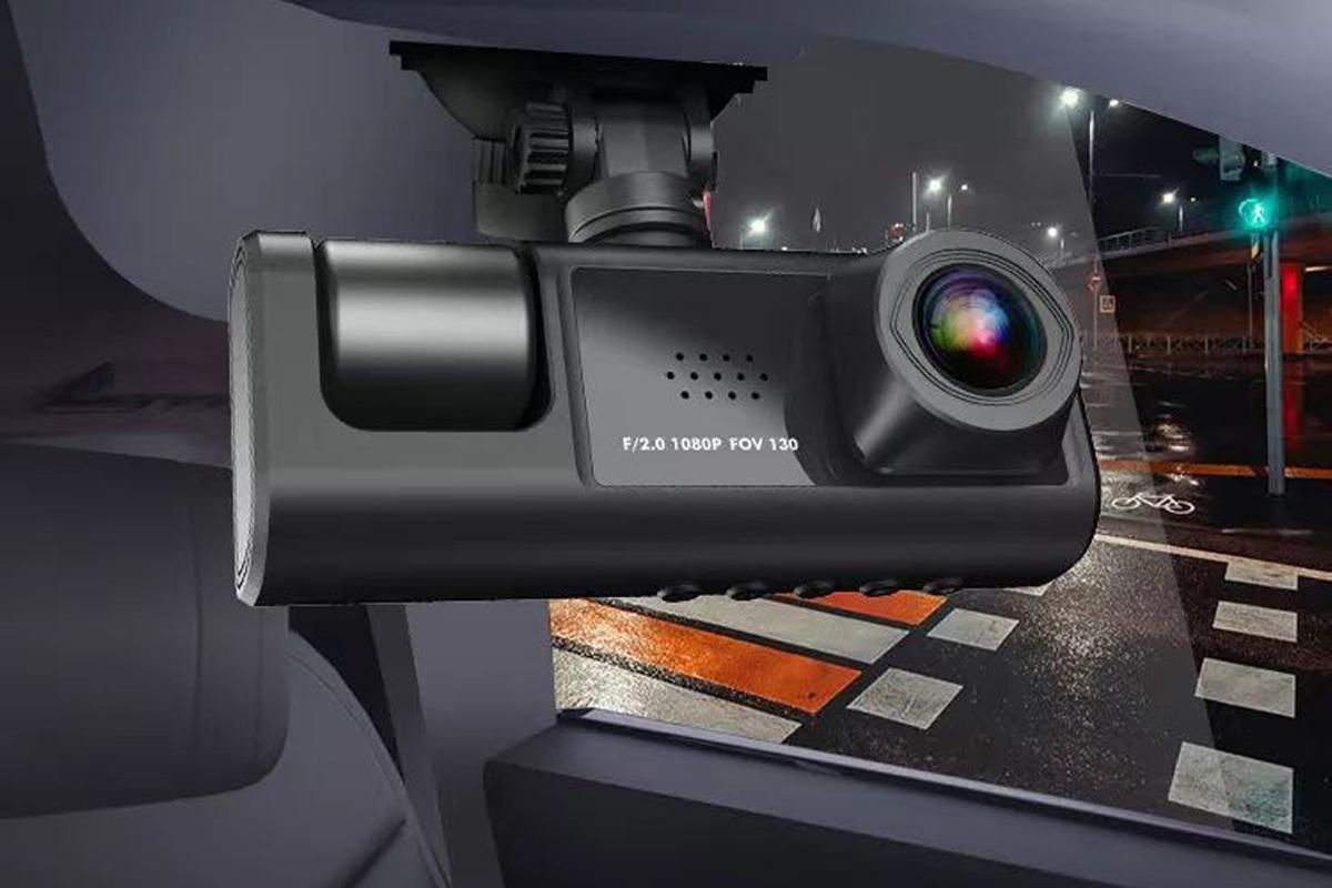 3 Channel Dash Cam Front and Rear Inside with 32GB SD Card 1080P Dash Camera Full HD 170 Degree Wide Angle V1263-JX-6763
