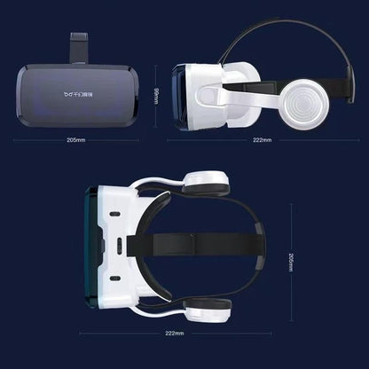 Wireless 3D VR Headset With Bluetooth - Compact V1263-JX-6784