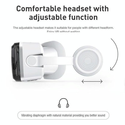 Wireless 3D VR Headset With Bluetooth - Compact V1263-JX-6784