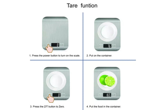 5KG Stainless Steel Digital Electronic Kitchen Scale Postal Scales 1g LCD Backlight Weight Black V1263-JX-6789