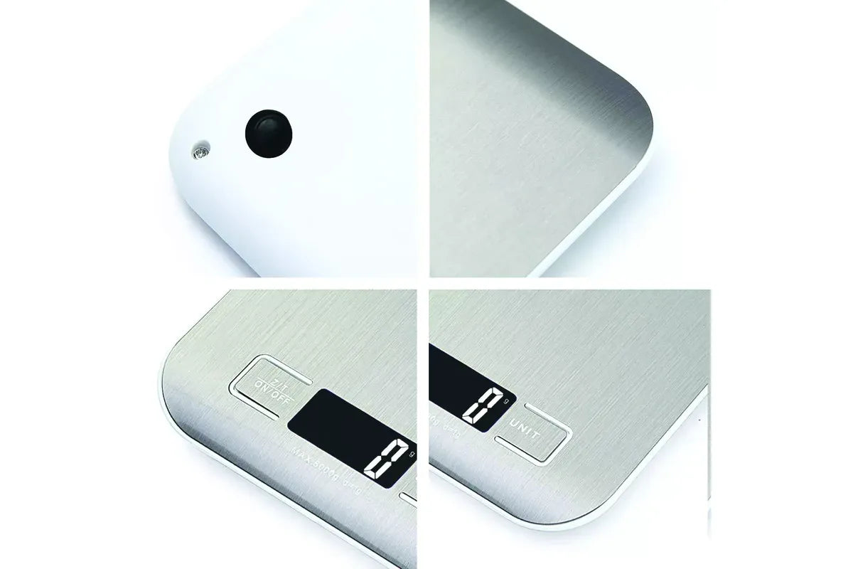 5KG Stainless Steel Digital Electronic Kitchen Scale Postal Scales 1g LCD Backlight Weight Black V1263-JX-6789