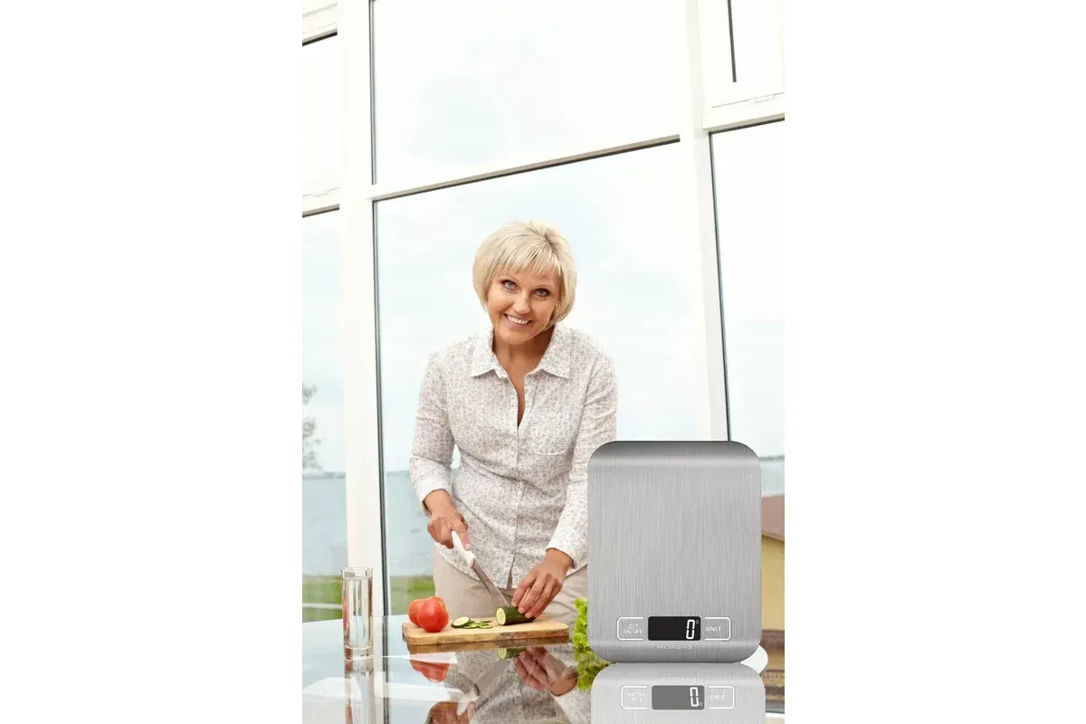 5KG Stainless Steel Digital Electronic Kitchen Scale Postal Scales 1g LCD Backlight Weight Black V1263-JX-6789