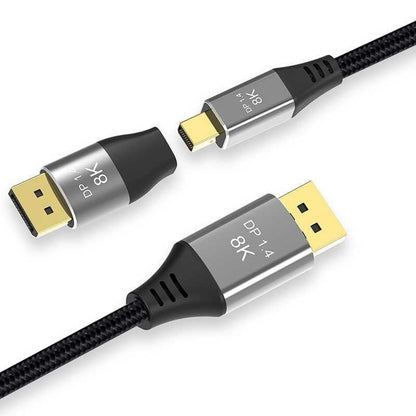 DP1.4 8K DP Male to Mini DP Female Two-Way Mutual Conversion HD Conversion Adapter V1263-JX-6790