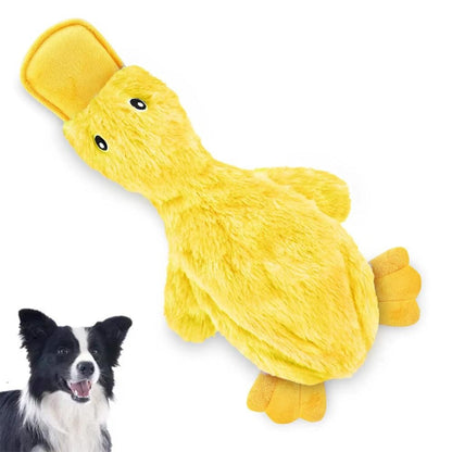 Interactive Plush Duck Dog Toy - Chew Toy for Small Dogs Blue V1263-JX-6802