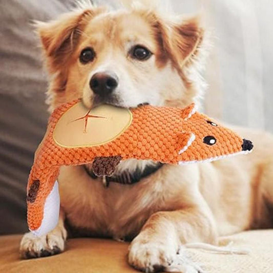 Dog Toys for Aggressive Chewers Dog Toys with Squeaker for Boredom and Teething Orange V1263-JX-6811