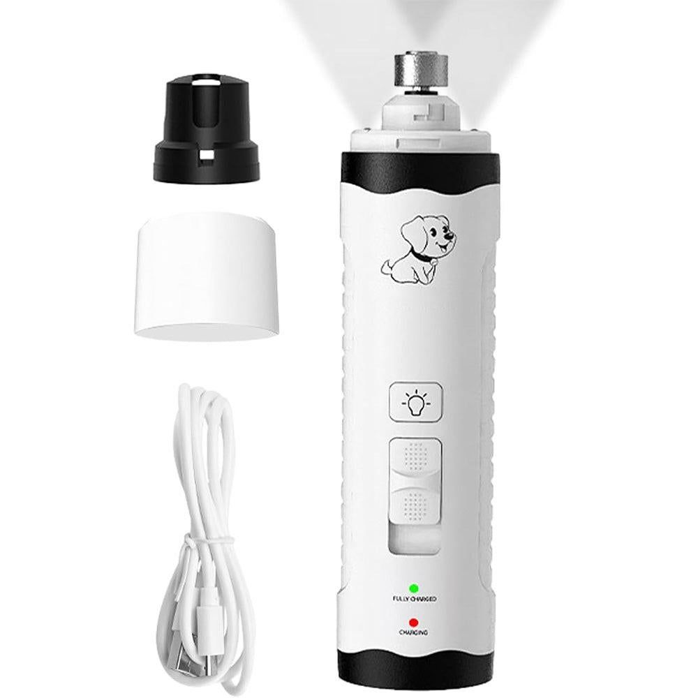 Electric Dog Nail Grinder - M3 Rechargeable Pet Nail Trimmer Grooming Tool V1263-JX-6818