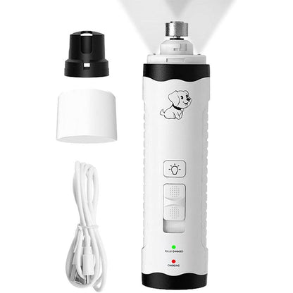 Electric Dog Nail Grinder - M3 Rechargeable Pet Nail Trimmer Grooming Tool V1263-JX-6818