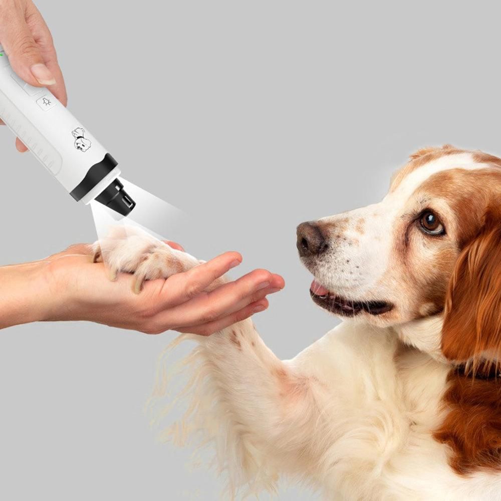 Electric Dog Nail Grinder - M3 Rechargeable Pet Nail Trimmer Grooming Tool V1263-JX-6818