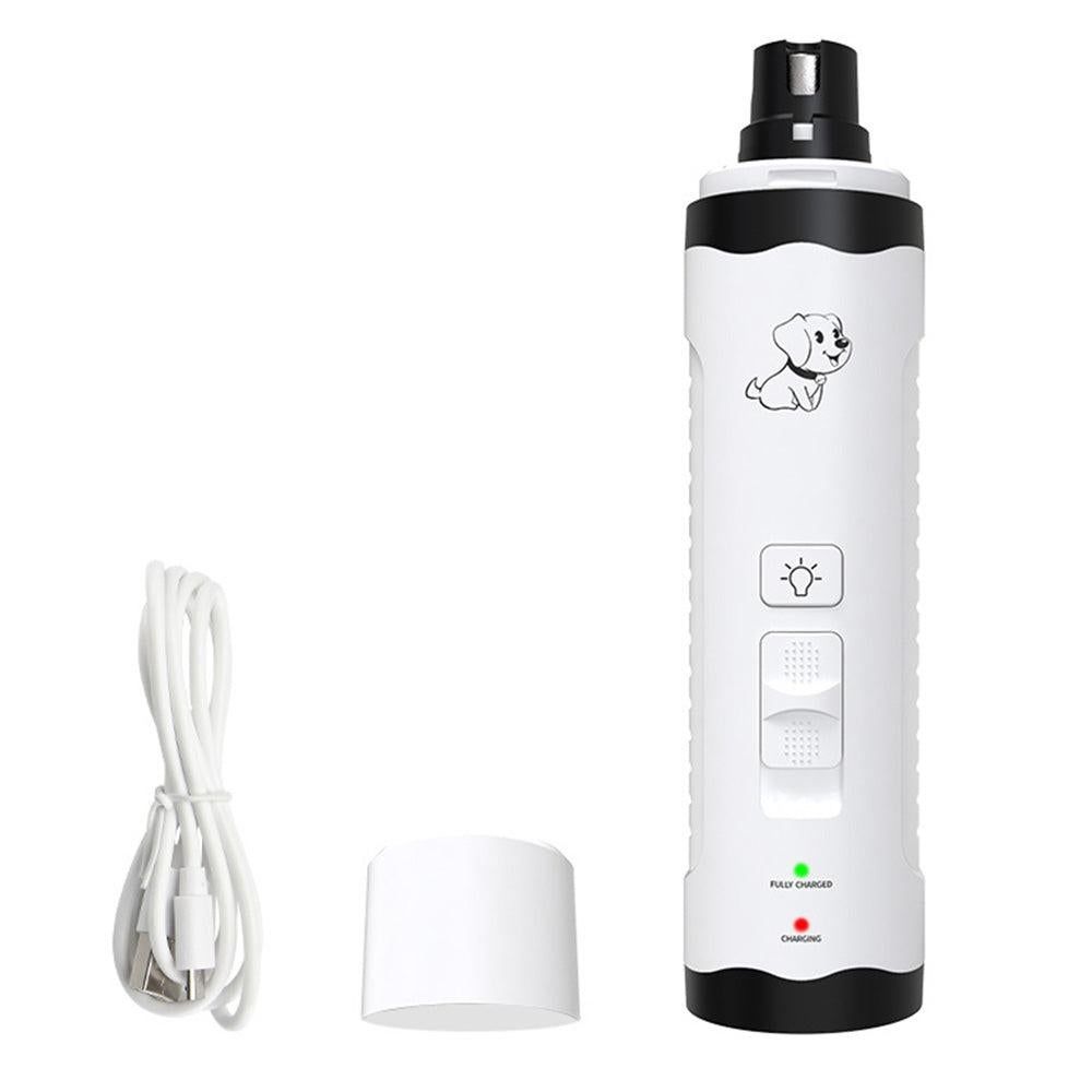 Electric Dog Nail Grinder - M3 Rechargeable Pet Nail Trimmer Grooming Tool V1263-JX-6818