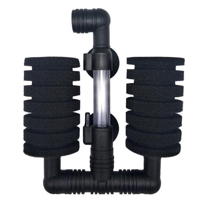 Aquarium Air Filter Bio Sponge Filter for Shrimp Betta Breeder Fish Tank Style 2 V1263-JX-6823