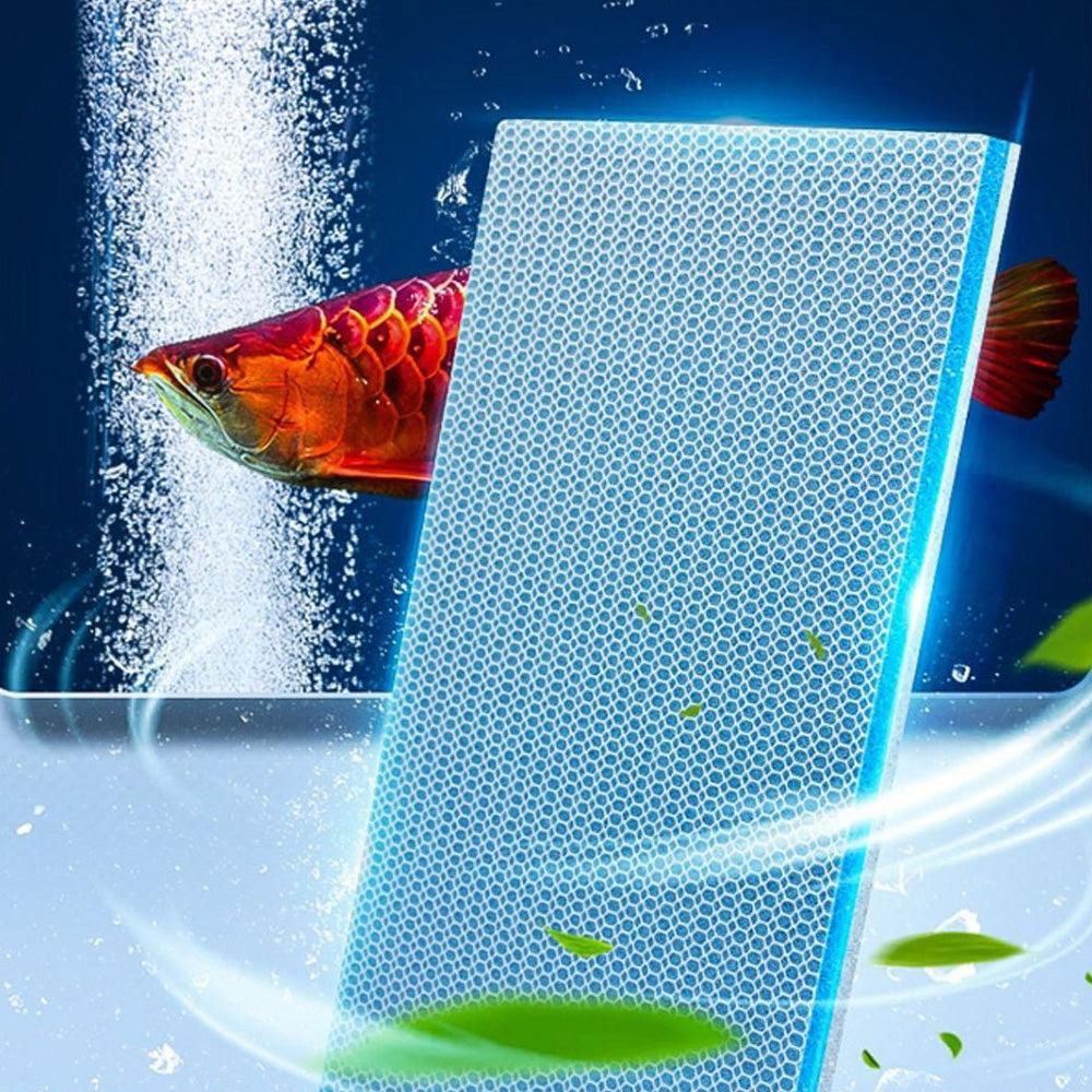 4Pcs Replacement Aquarium Filters 8-Layer Reusable Density Filter for Fish Tank V1263-JX-6825