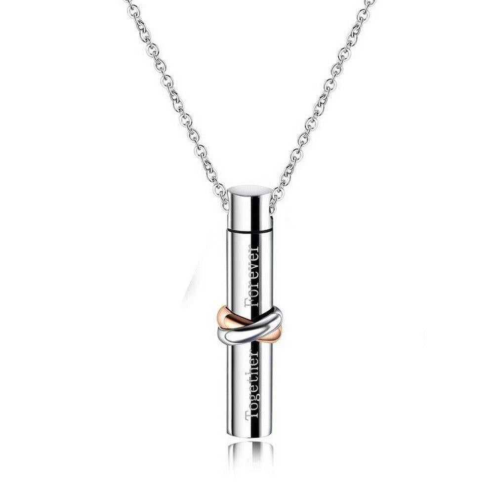 Pet Urn Necklace Pendant Titanium Steel Jewelry V1263-JX-6827