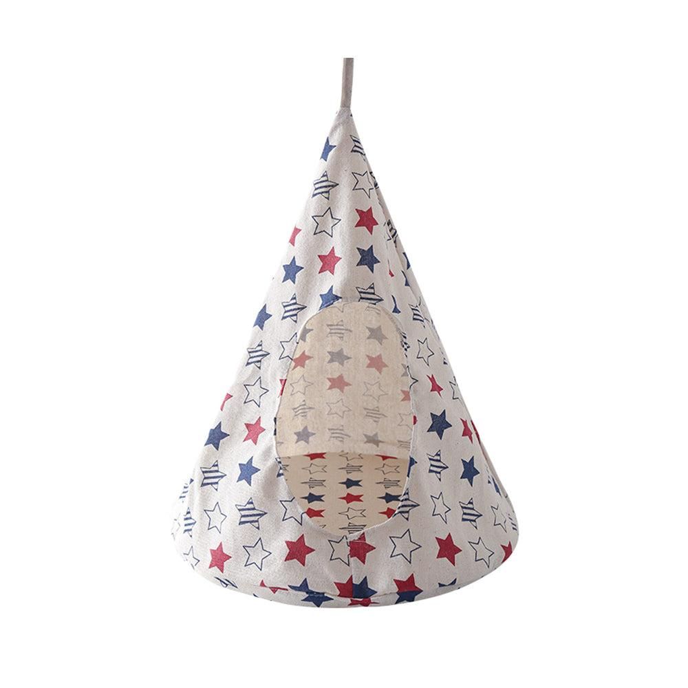 Pet Cat Tent Cone Hammock with Thick Mat Warm Cotton Cage Hanging Bed M-Star Style V1263-JX-6829