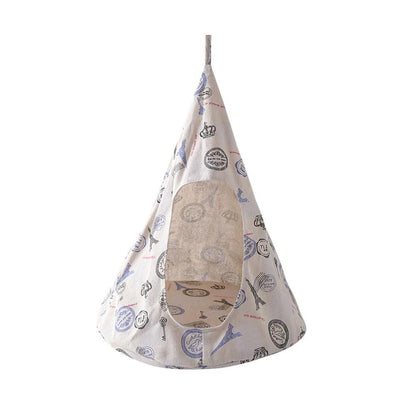 Pet Cat Tent Cone Hammock with Thick Mat Warm Cotton Cage Hanging Bed M-Star Style V1263-JX-6829