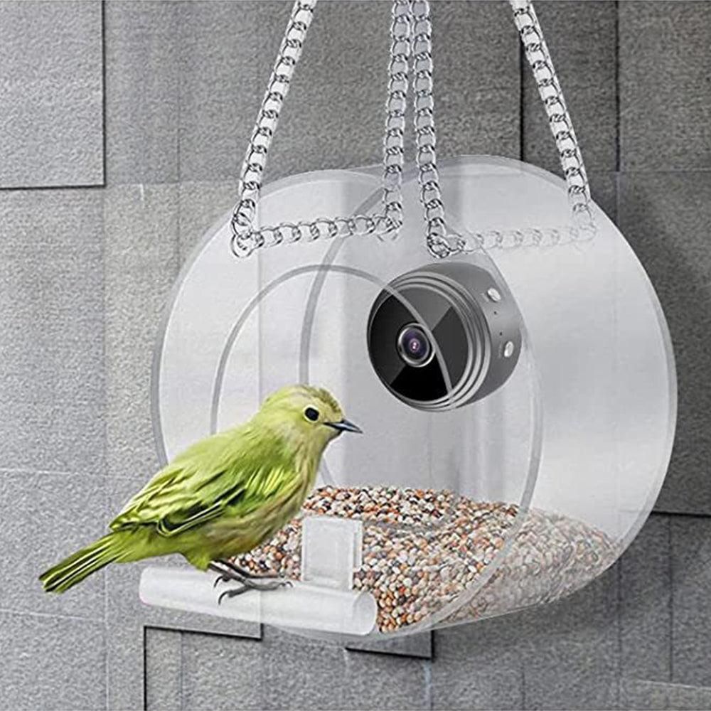 WiFi Smart Bird Feeder 1080P HD Camera Bird Feeder with Night Vision V1263-JX-6831