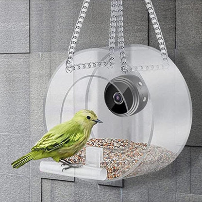 WiFi Smart Bird Feeder 1080P HD Camera Bird Feeder with Night Vision V1263-JX-6831