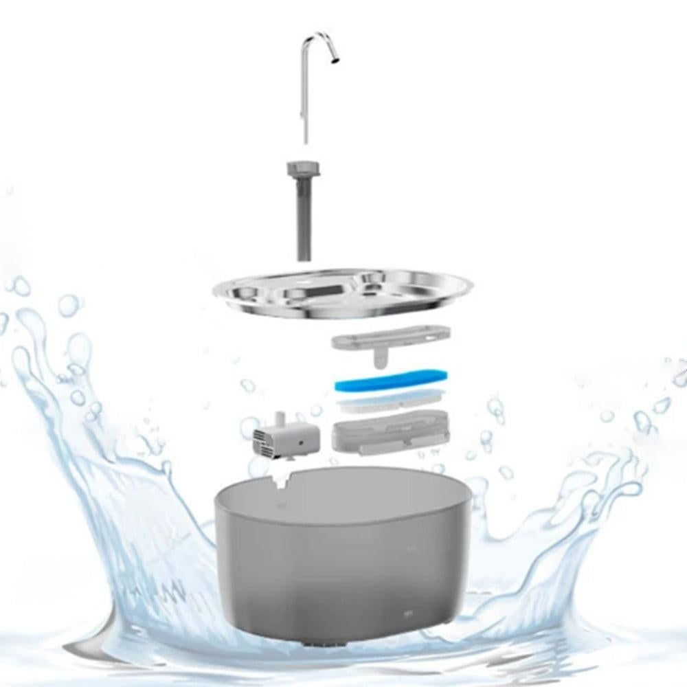 3.2L Pet Automatic Water Fountain Dog Cat Auto Water Dispenser V1263-JX-6835