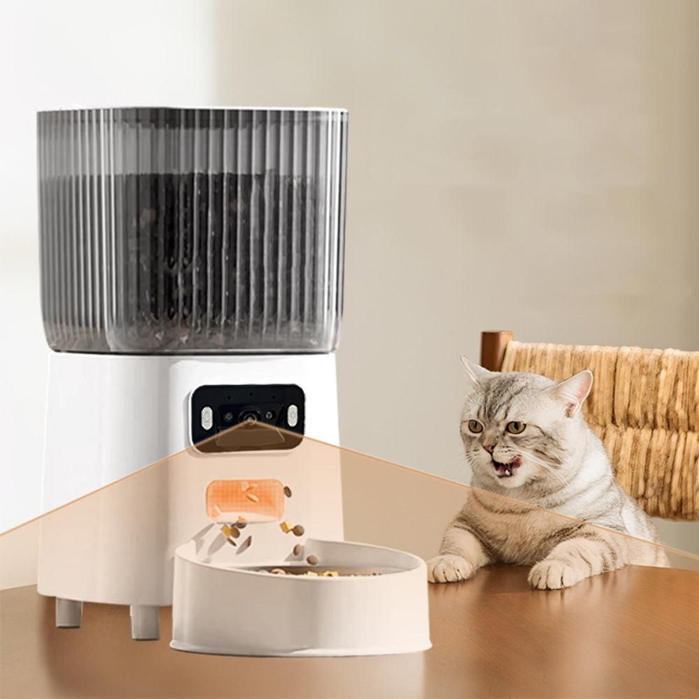 5L Smart Pet Feeder with Camera & Dual-Band WiFi - Automatic Dispenser V1263-JX-6836