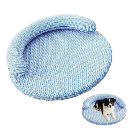 Washable Cooling Pet Bed with Removable Cover for Dogs & Cats - Dark Gray - M V1263-JX-6839-2