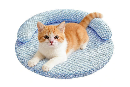 Washable Cooling Pet Bed with Removable Cover for Dogs & Cats - Dark Gray - M V1263-JX-6839-2