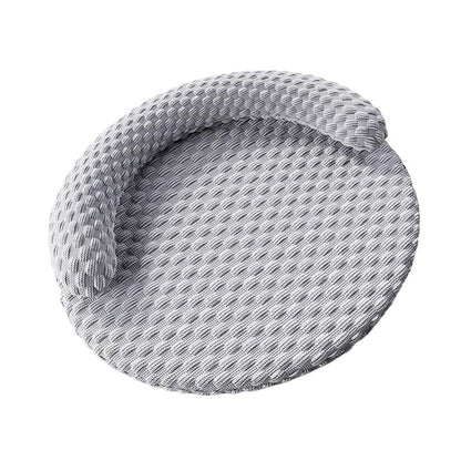 Washable Cooling Pet Bed with Removable Cover for Dogs & Cats - Dark Gray - L V1263-JX-6839-3