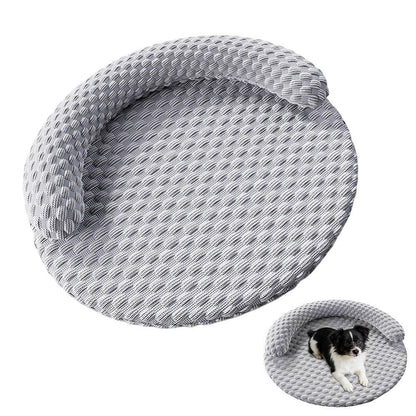 Washable Cooling Pet Bed with Removable Cover for Dogs & Cats - Dark Gray - XL V1263-JX-6839-4