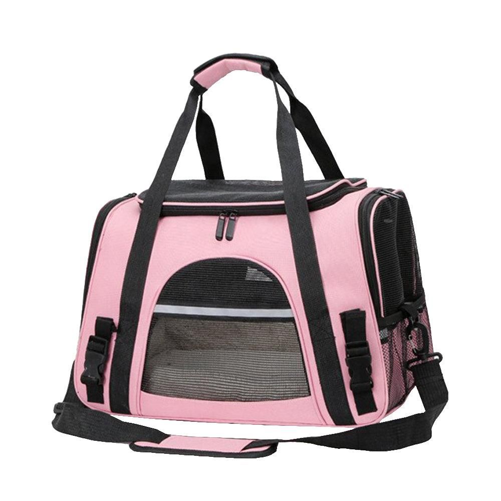 Cat Pet Carrier Travel Carrier Pet Bag for Small Medium Cats Pink V1263-JX-6841