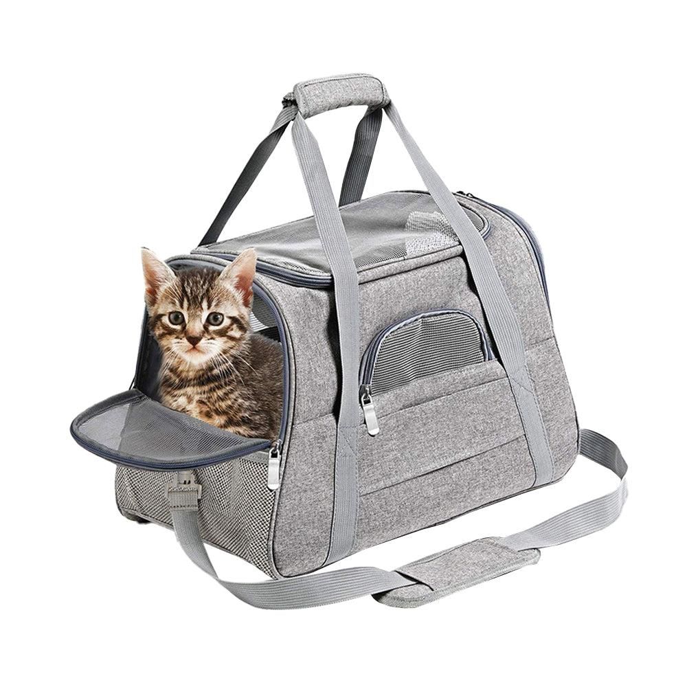 Cat Pet Carrier Travel Carrier Pet Bag for Small Medium Cats Pink V1263-JX-6841