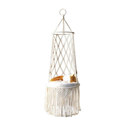 Pet Hammock Hanging Cat Bed Aerial Kitten Bed Sunny Window Seat Nest - S V1263-JX-6842-1