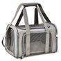 Foldable Travel Pet Carrier Bag Portable Cat Dog Kennel Bag Grey - S V1263-JX-6847-1