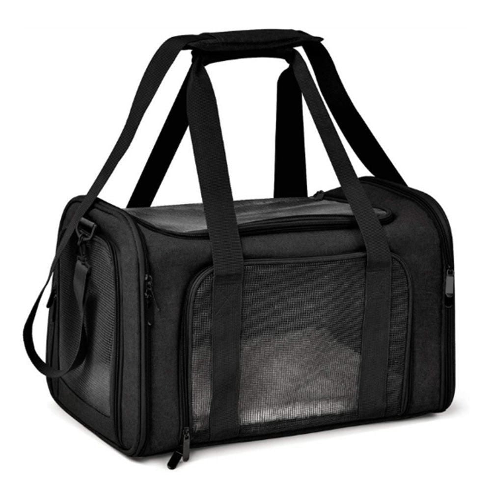 Foldable Travel Pet Carrier Bag Portable Cat Dog Kennel Bag Black - XL V1263-JX-6848-3