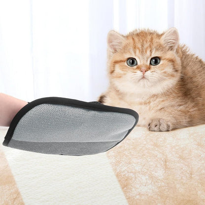 Pet Hair Removal Glove - Reusable 5-Finger Electrostatic Grooming Tool V1263-JX-6850