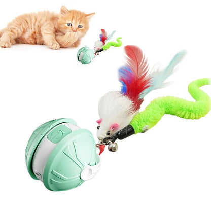 Electric Automatic Moving Rolling Dog Toy Interactive Dog Ball Toy Green V1263-JX-6854