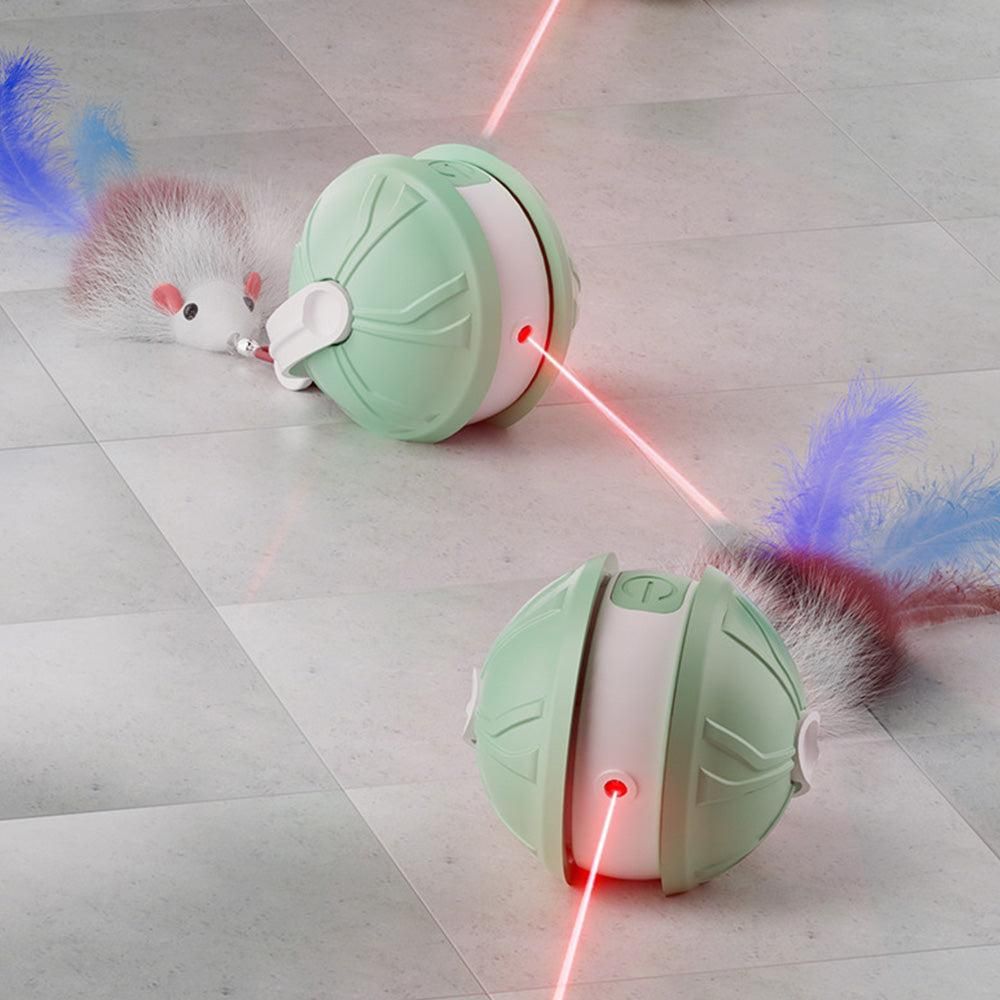 Electric Automatic Moving Rolling Dog Toy Interactive Dog Ball Toy Green V1263-JX-6854