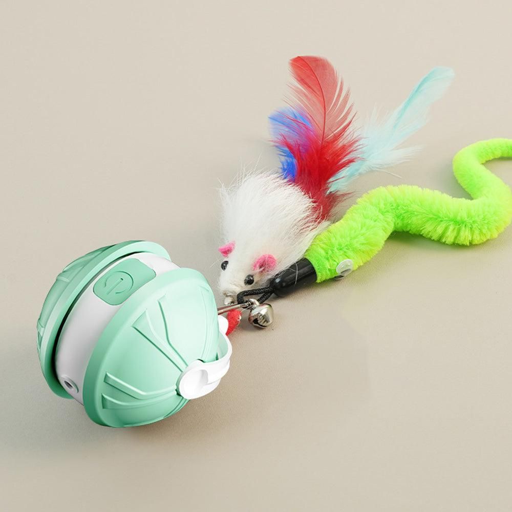 Electric Automatic Moving Rolling Dog Toy Interactive Dog Ball Toy Green V1263-JX-6854