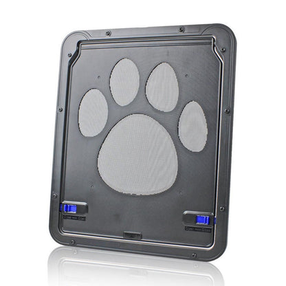 Lockable Pet Flap Screen Door Inside Door for Puppy Dog and Cat House V1263-JX-6855