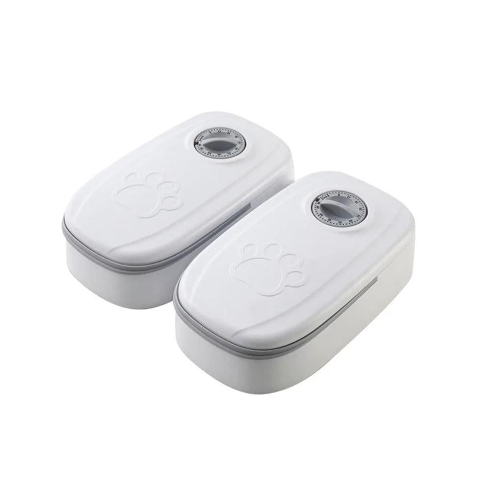 Timer Controlled Pet Feeder for Cats & Small Dogs Wet/Dry Food Style 2 V1263-JX-6856