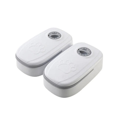 Timer Controlled Pet Feeder for Cats & Small Dogs Wet/Dry Food Style 2 V1263-JX-6856