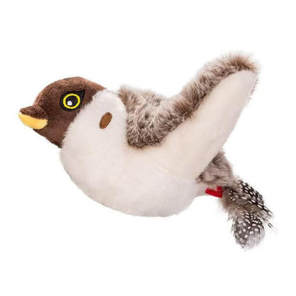 Interactive Cat Toy with Chirping Electronic Flying Bird for Indoor Cats V1263-JX-6861