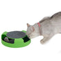 Pet Cat Catch Mouse Interactive Toy Cat Scratch Board Toy with Felt Scratching Claw Mat V1263-JX-6867