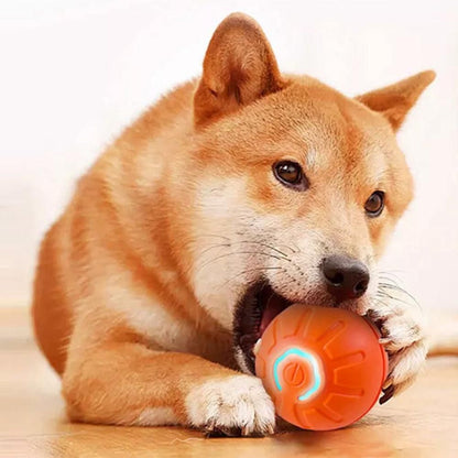 2Pcs 4.5CM Automatic Moving Ball Toy for Cats USB Rechargeable Interactive Vibrating Cat Toy V1263-JX-6870