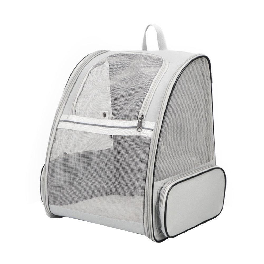 Travel Pet Cat Carrier Backpack Portable Breathable Outdoor Grey V1263-JX-6871