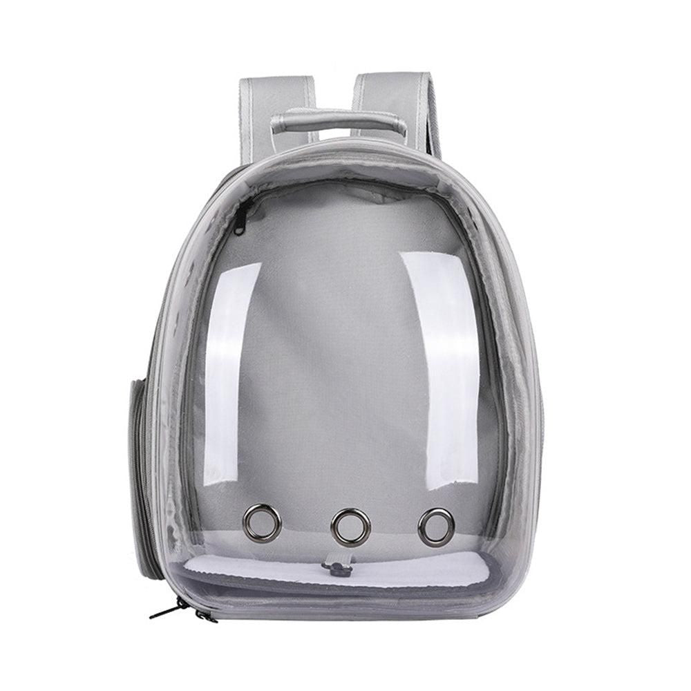 Expandable Travel Cat Backpack Carrier Polarized Tinted Bubble Window Pet Backpack Grey V1263-JX-6877