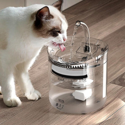 WF060 Pet Water Fountain Cat Dog Electric Drink Dispenser Filter Continuous Flowing V1263-JX-6878